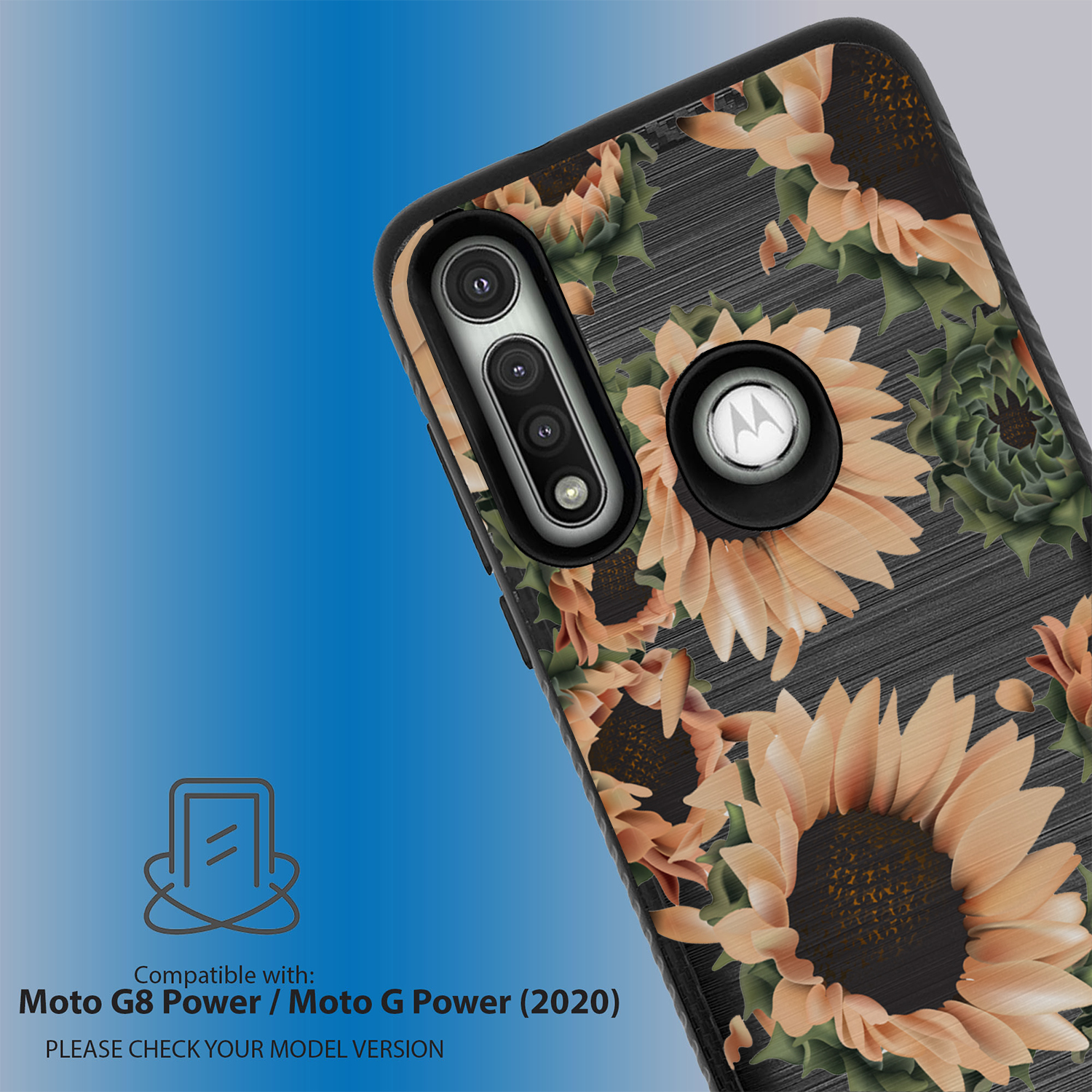 Case For [LG K92 5G / K92][GRIP TACTICAL SET16] Dual Layer Floral Slim ...