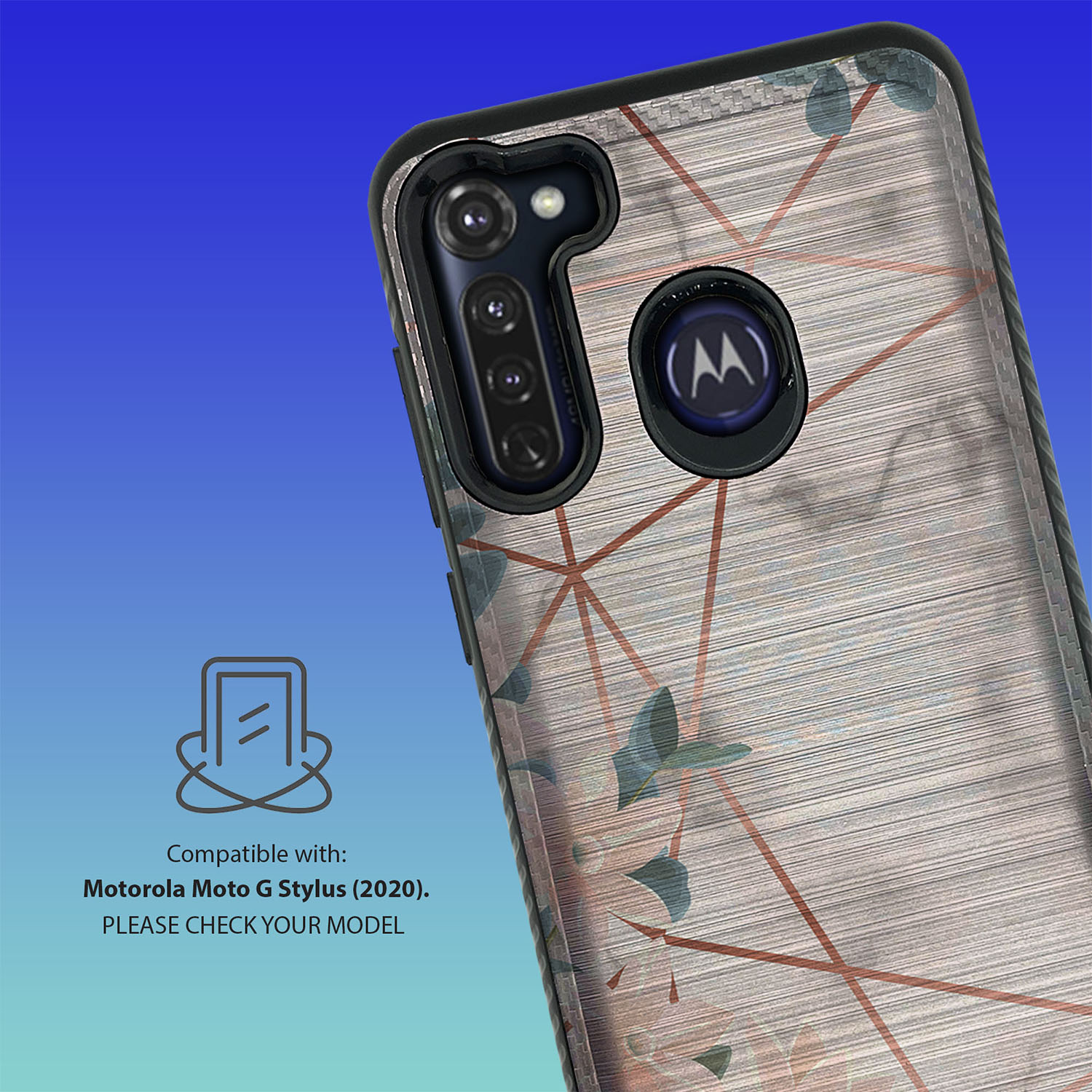 Case For [Moto G Stylus (2020)][EMBOSSED DUO SET3] Heavy Duty Shock eBay