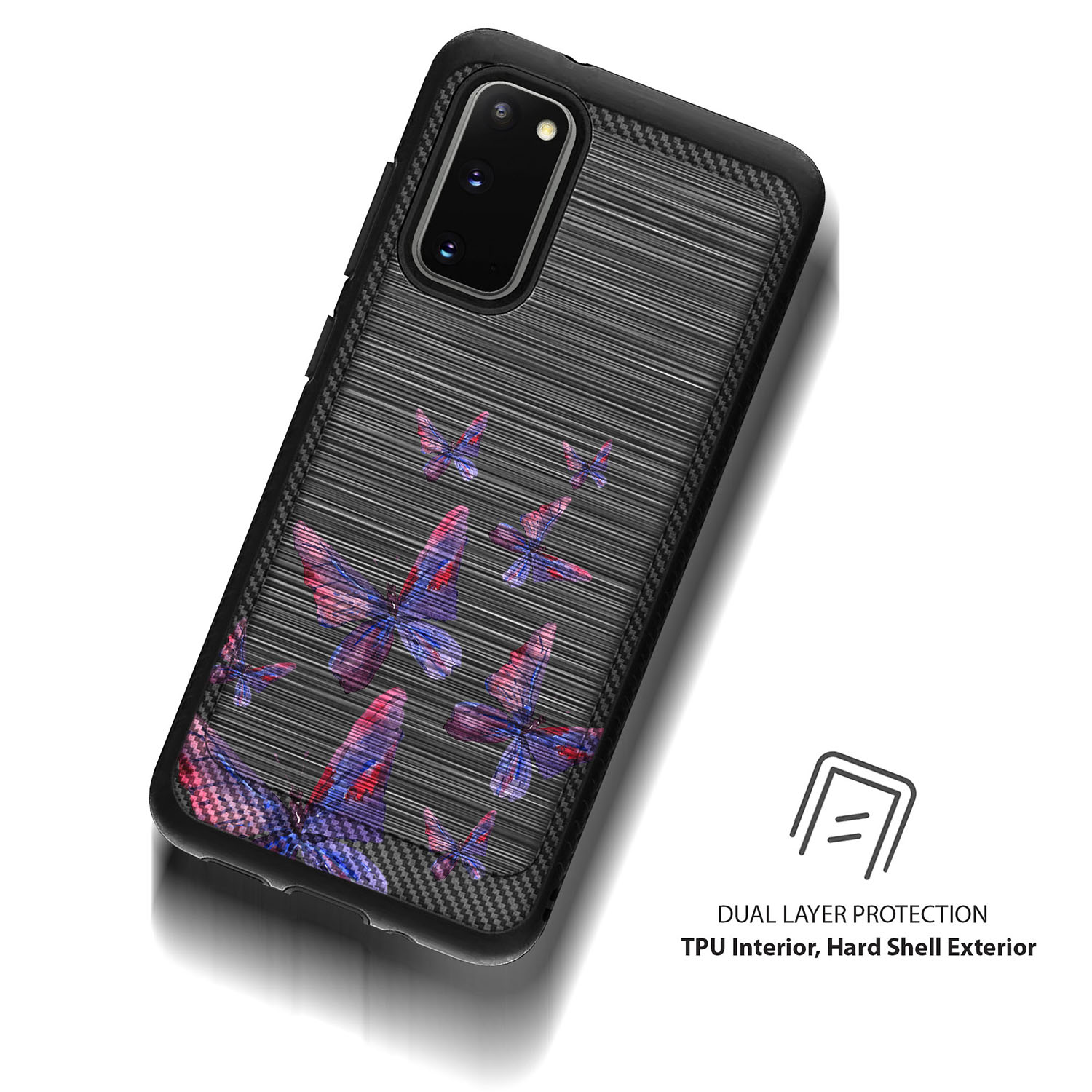 Case For [Samsung Galaxy S20][EMBOSSED DUO SET11] Unique Dual Layer eBay