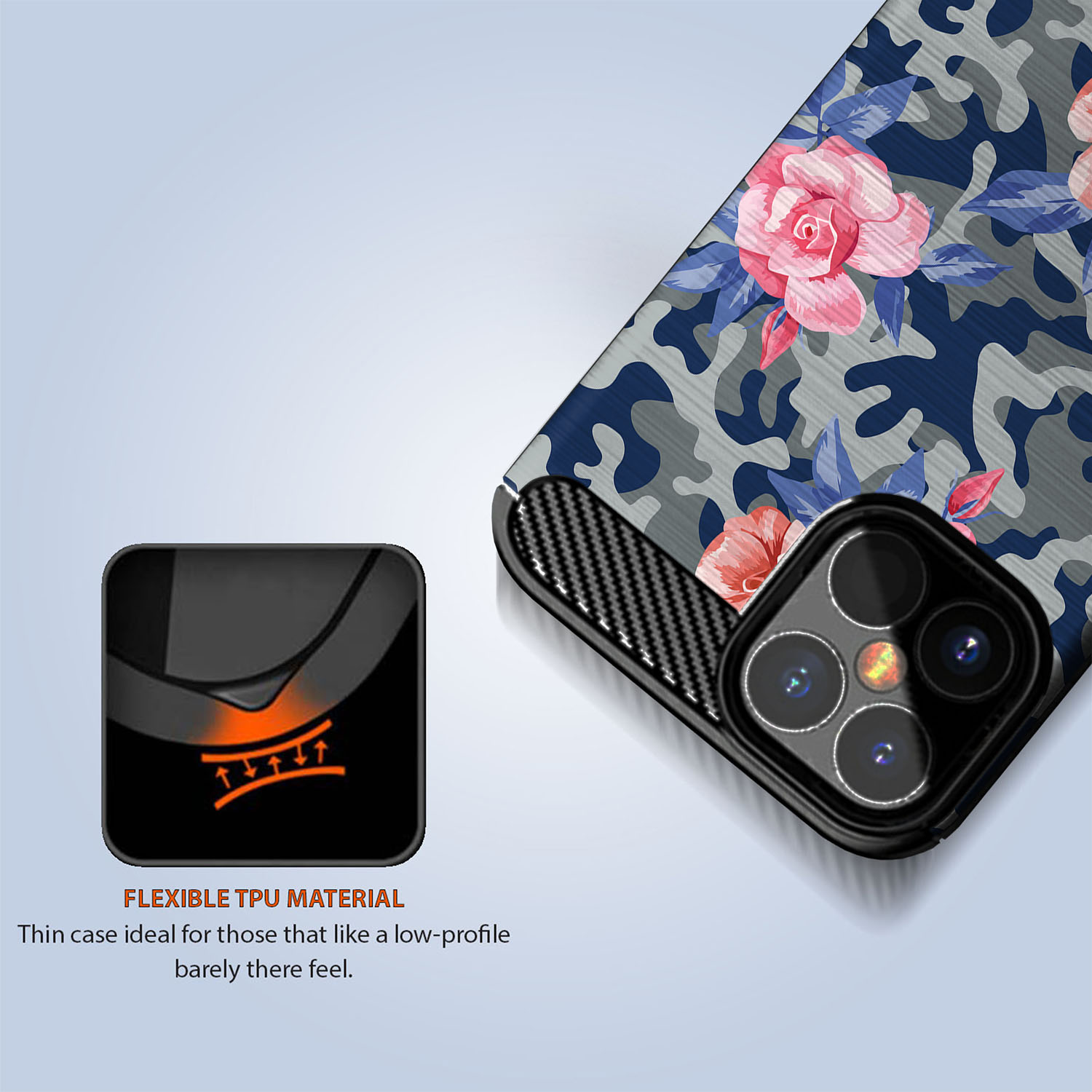 Case For [iPhone 12 Mini (5.4")][FLEX TPU SET16] Black Slim Matte