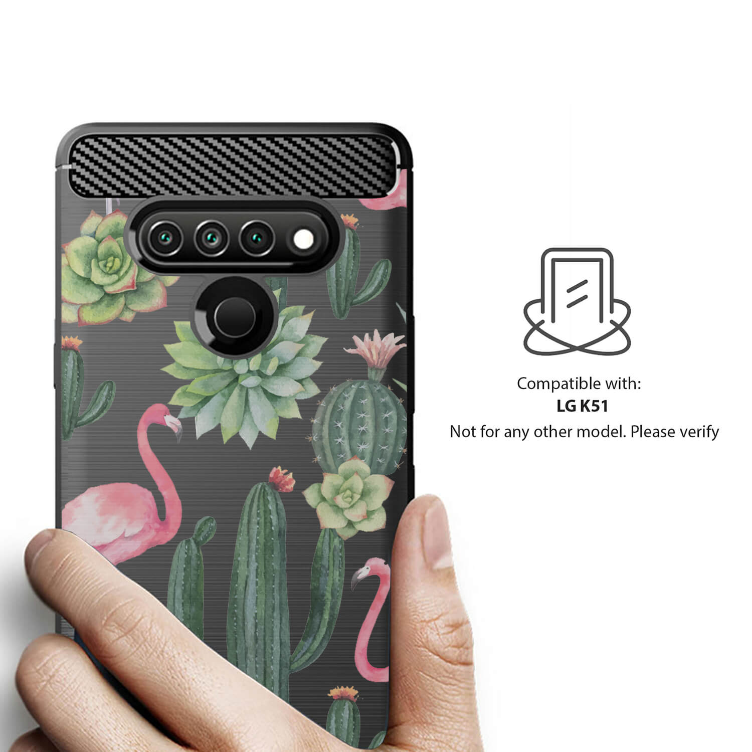 Custodia Sottile Per LG K51 / Q51 – Morbida TPU Trasparente Con Motivo Floreale Girasole – Copertina Antiurto Ragazze