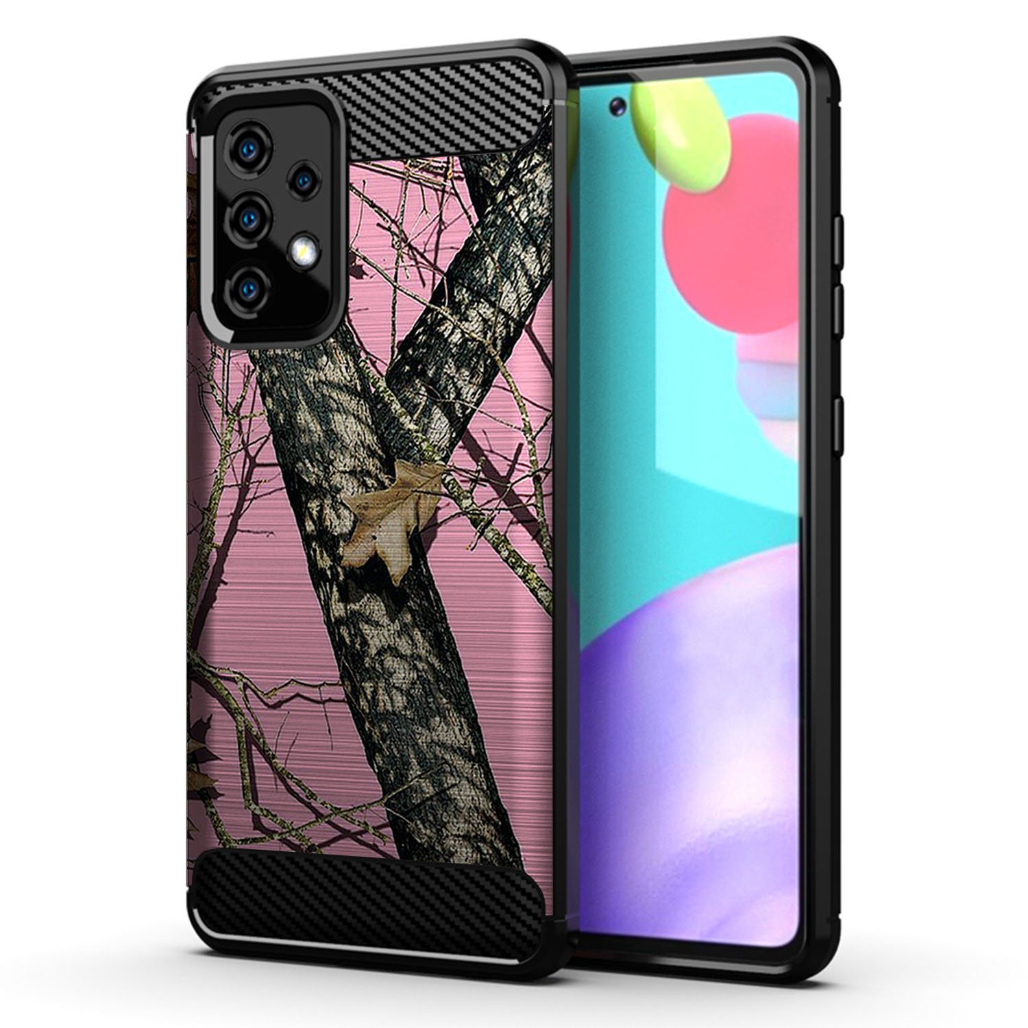 Case For [Samsung Galaxy A52 5G][Flex TPU Fiber SET13] Slim Flexible Cover