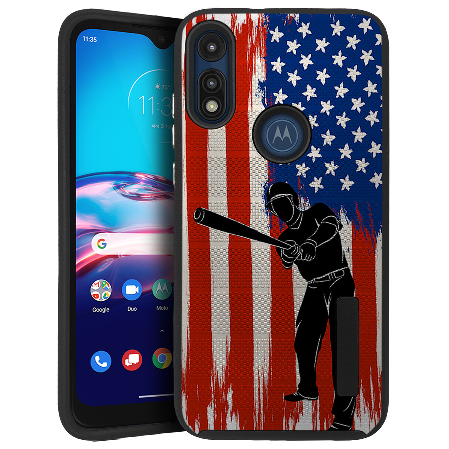 For [Motorola Moto E (2020)][GRIP TACTICAL SET14] Unique Hybrid Case