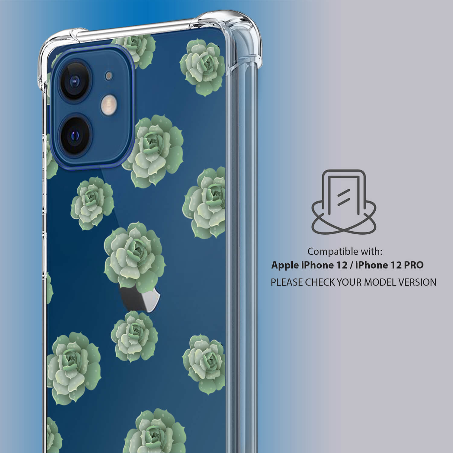 Case for [iPhone 12 / iPhone 12 Pro] Cool Design TPU Case, Flexible