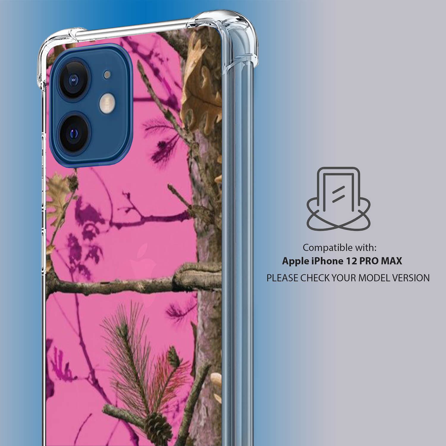 Slim Case for [iPhone 12 Pro Max (6.7")] Flexible TPU Clear Design