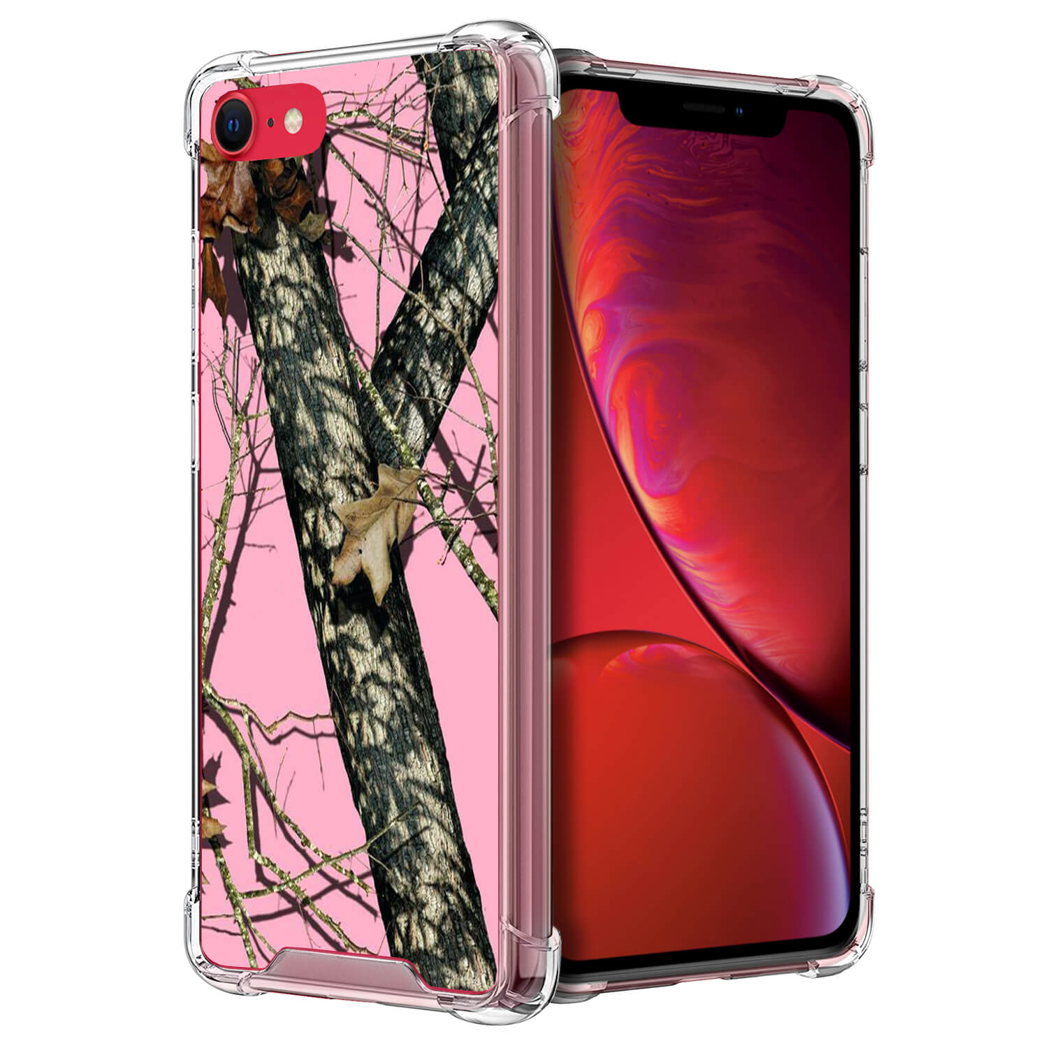 Case For [Apple iPhone SE 2020][Clear Bumper SET13] Slim Flexible Cover