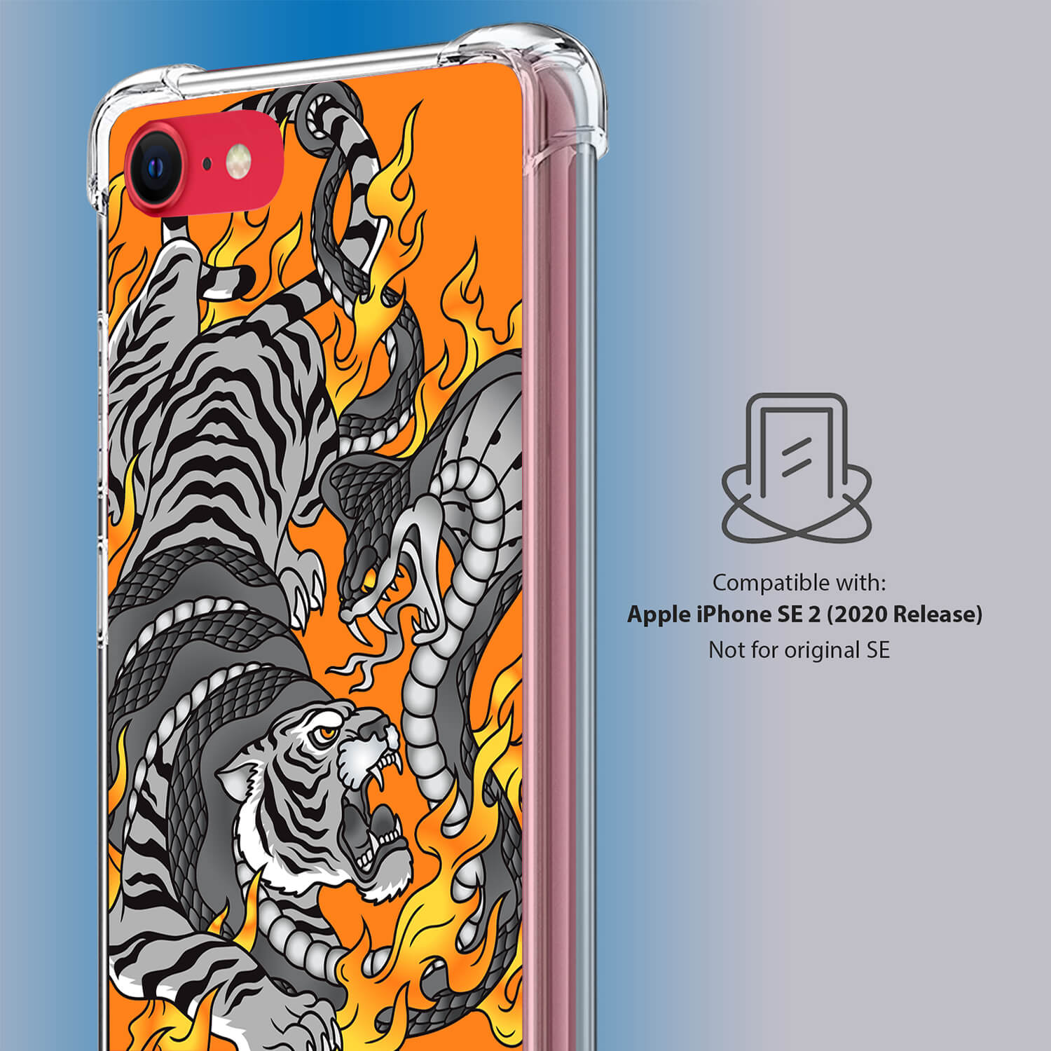 Case for [Apple iPhone SE 2020], Unique Clear TPU Flexible Cover 10 eBay