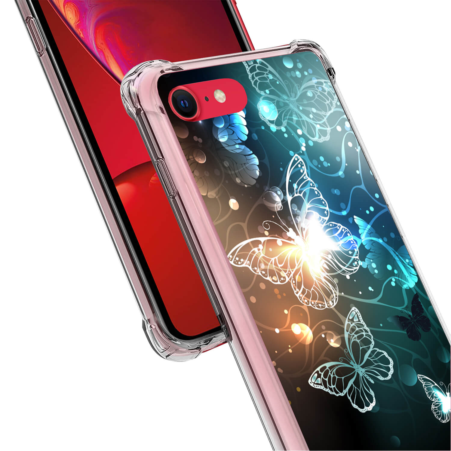 Case for [Apple iPhone SE 2020], Slim Printed TPU Bumper Cover 8 eBay