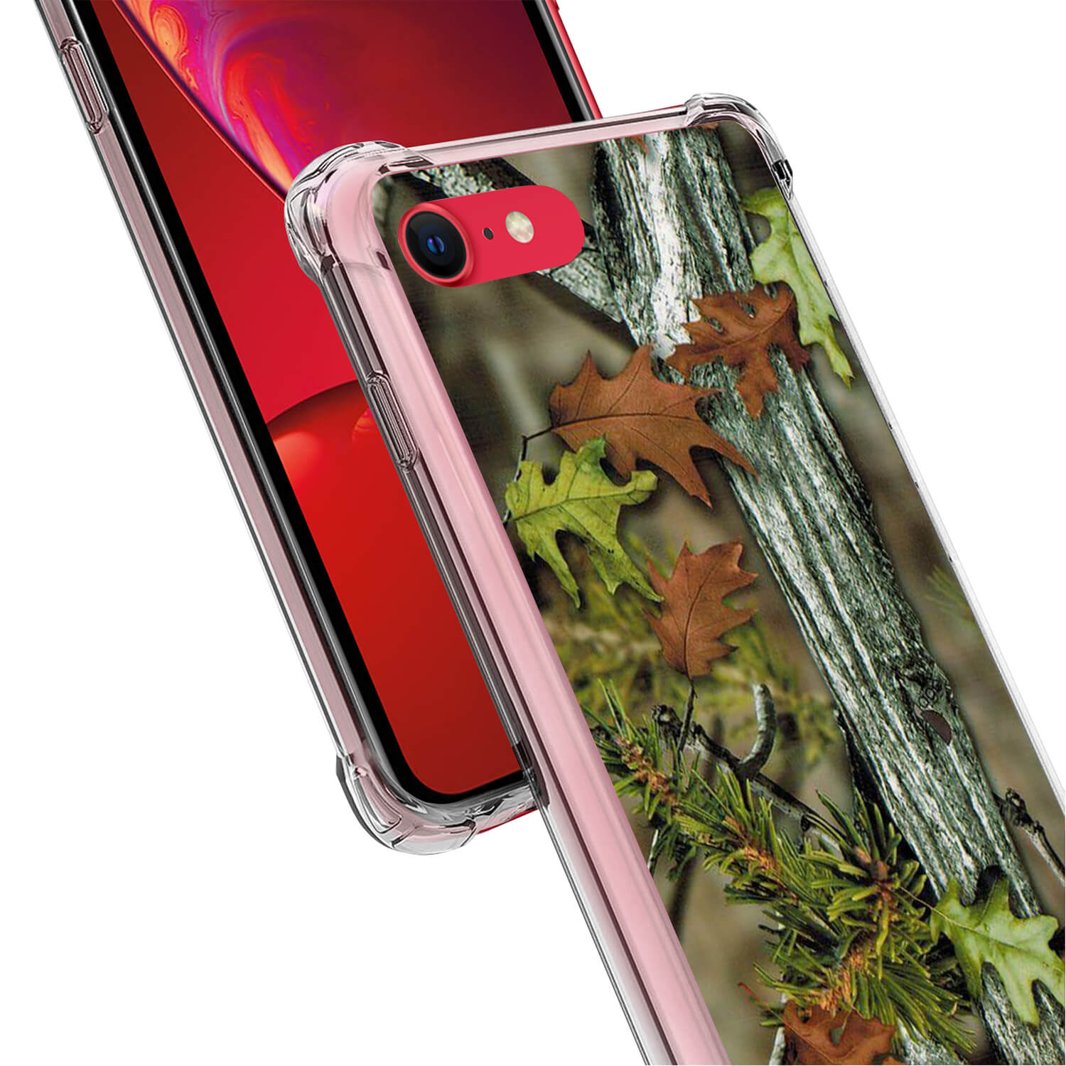 Case For [Apple iPhone SE 2020][Clear Bumper SET13] Slim Flexible Cover