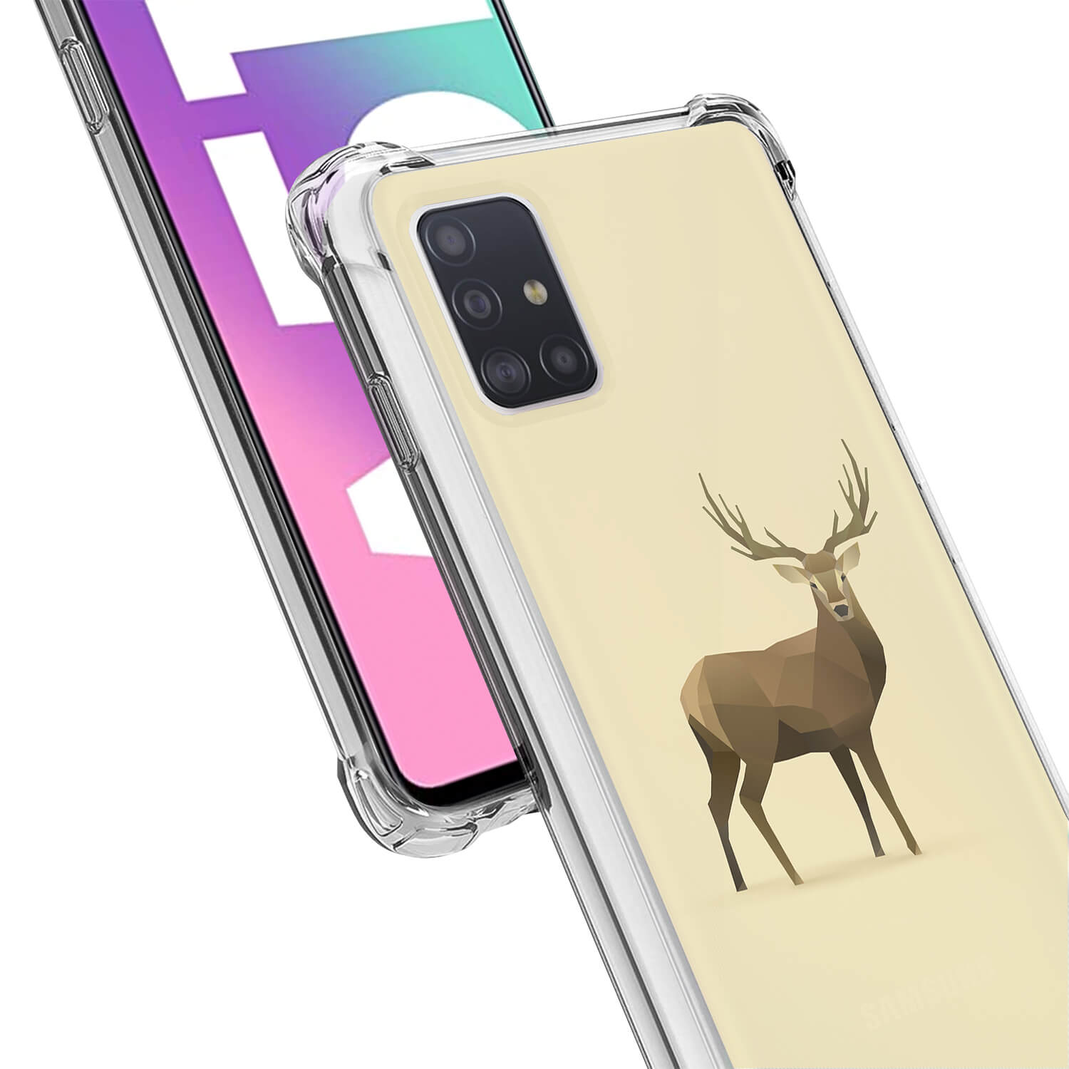 For [Samsung Galaxy A51 /A51 4G], Fitted Case, Slim Clear TPU Flexible