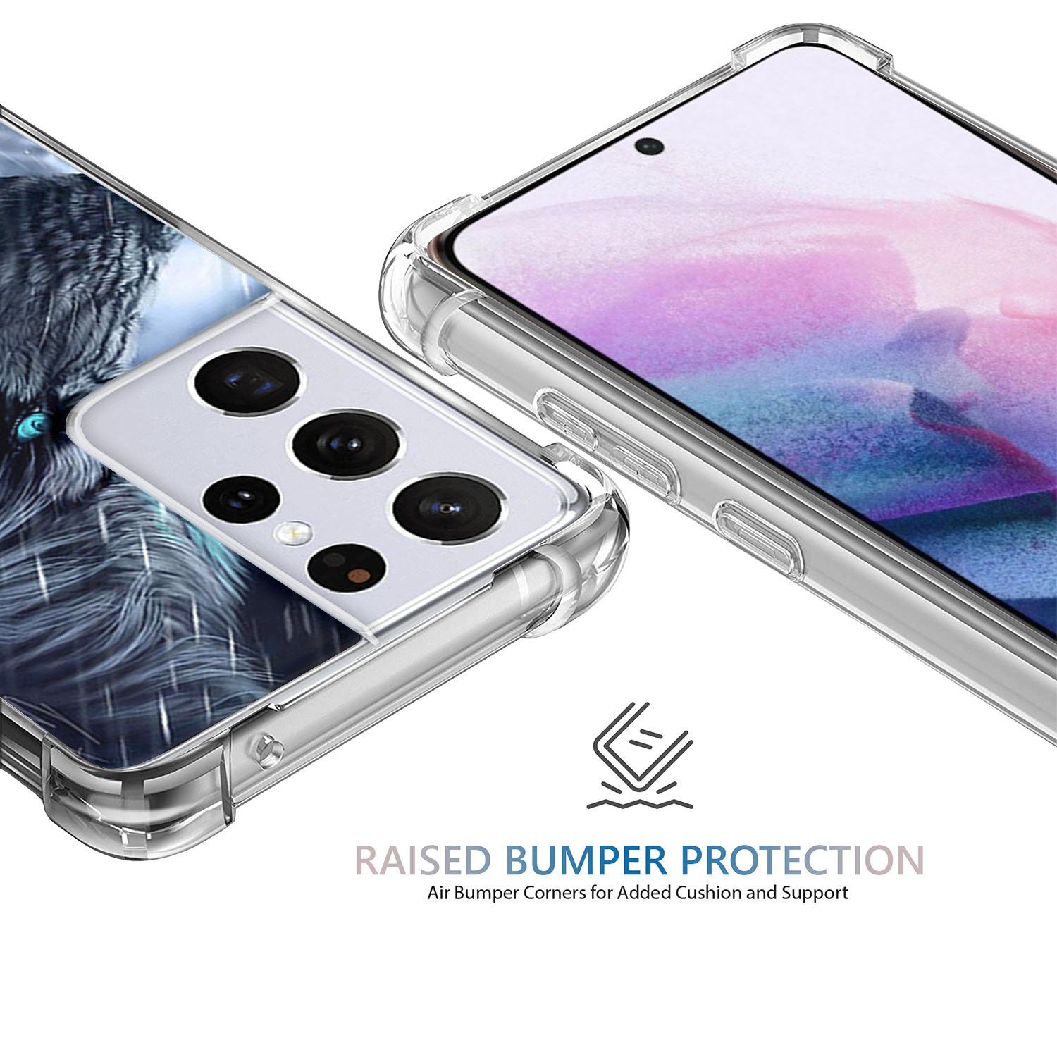 Custodia antiurto TPU ultra trasparente per Samsung Galaxy S21 -1 - Foto 17 di 73