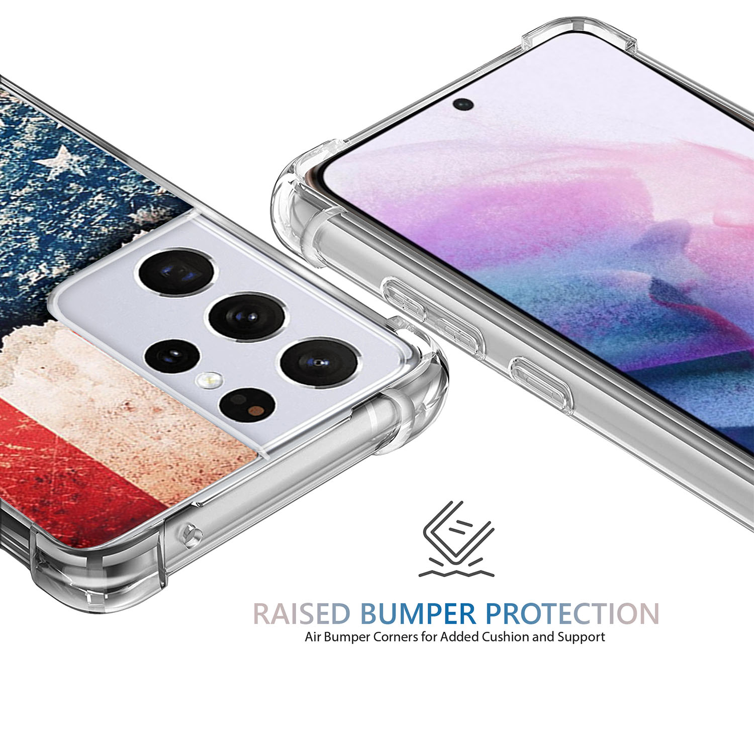 Custodia antiurto TPU ultra trasparente per Samsung Galaxy S21 -1 - Foto 53 di 73